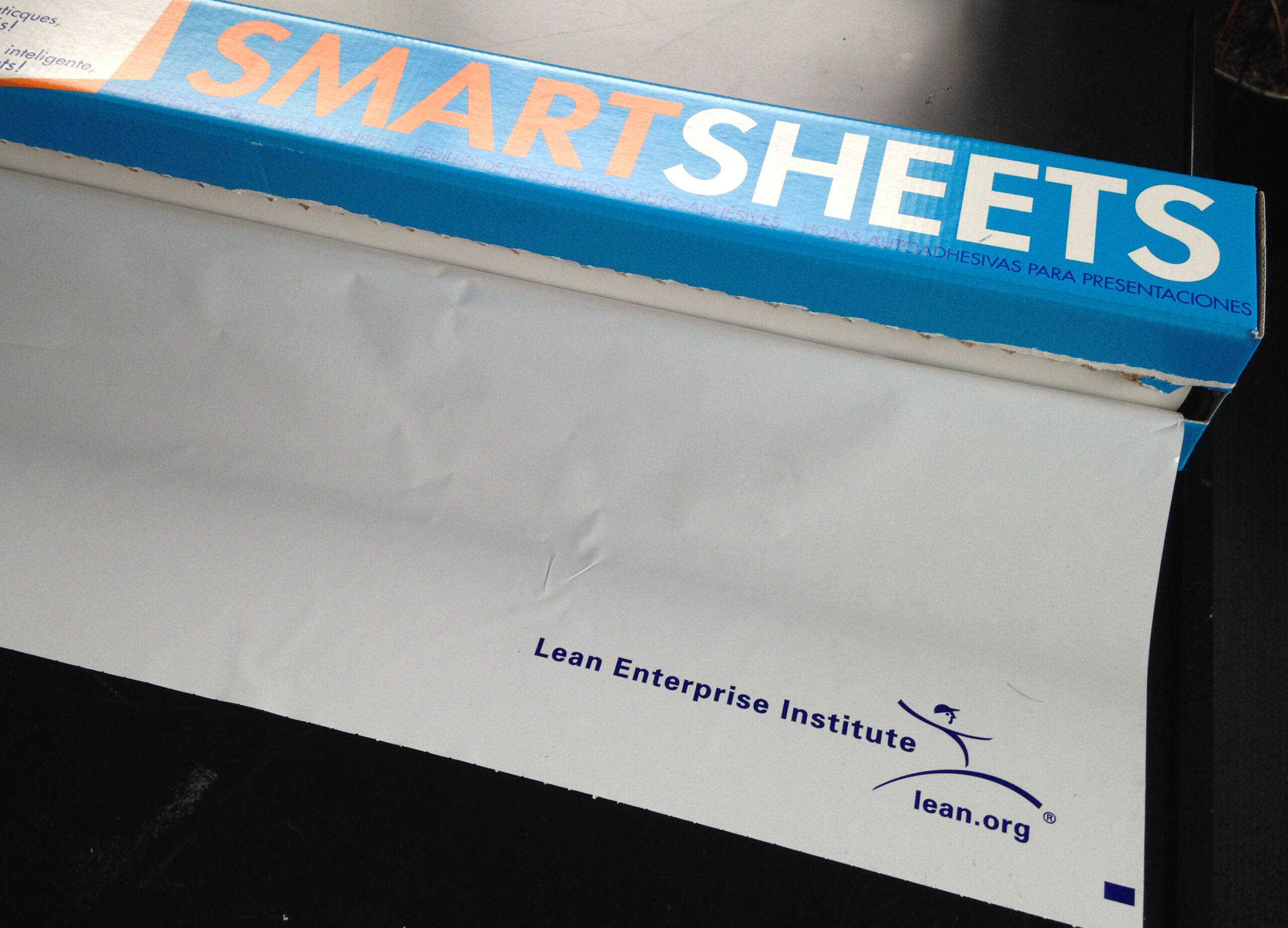 SMARTSHEETS, 31 1/2 in Dry Erase Ht, 23 1/2 in Dry Erase Wd, Dry Erase Sheet  - 5PWH8